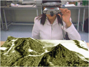 A digital still from the Digital Sand Table, National University of Singapore (Cheok, n.d.).